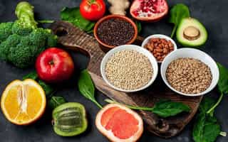 A variety of nutrient-dense foods that support the body's natural healing process.